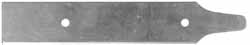 Hawken Toeplate, "beaver tail" finial, iron